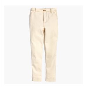 Madewell Tapered cream pants